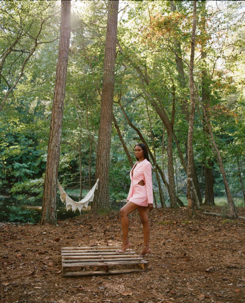 'FŪNKĖ'SWEET PINK (DOUBLE BREASTED SUIT)