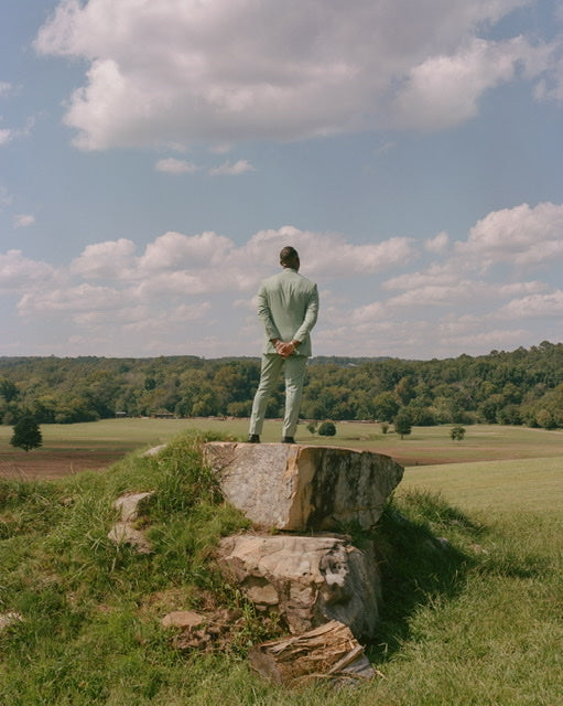 PASTAL AQUA SINGLE BREASTED SUIT