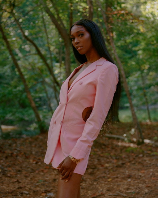 'FŪNKĖ'SWEET PINK (DOUBLE BREASTED SUIT)