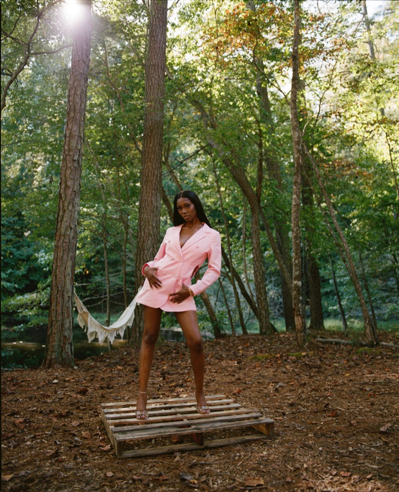 'FŪNKĖ'SWEET PINK (DOUBLE BREASTED SUIT)